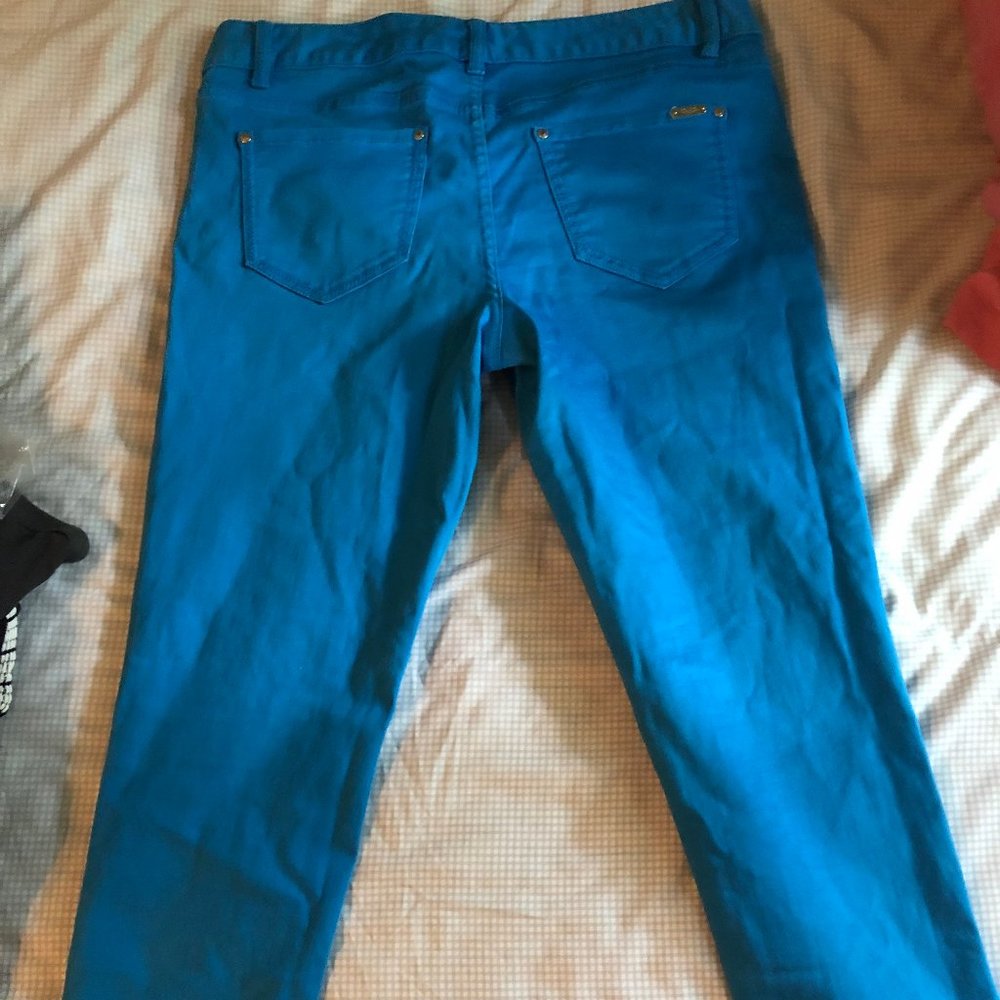 Cache brand cropped jeans